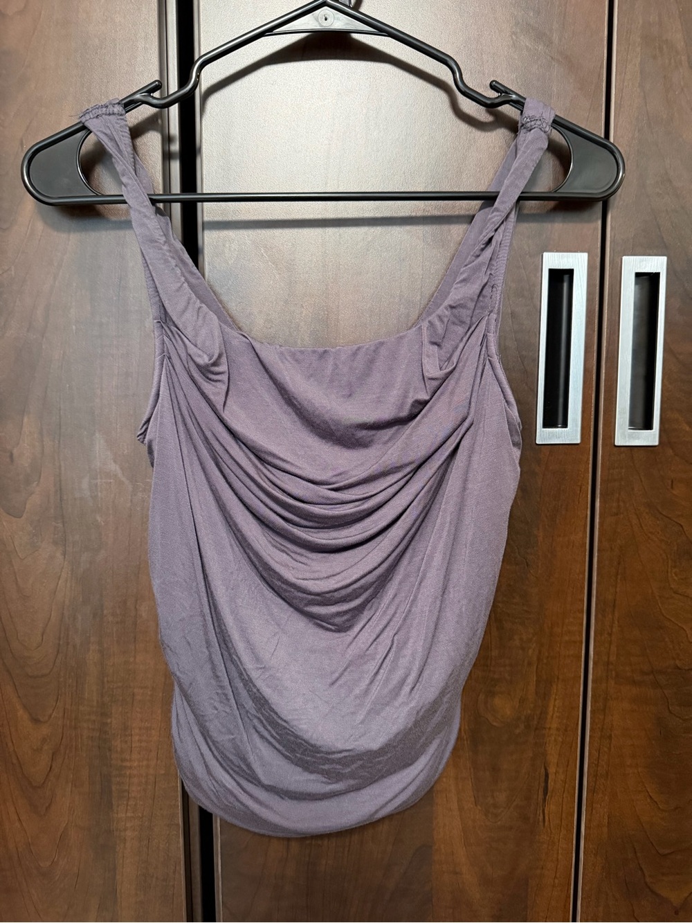 Women’s Draped Tank Top - Grey